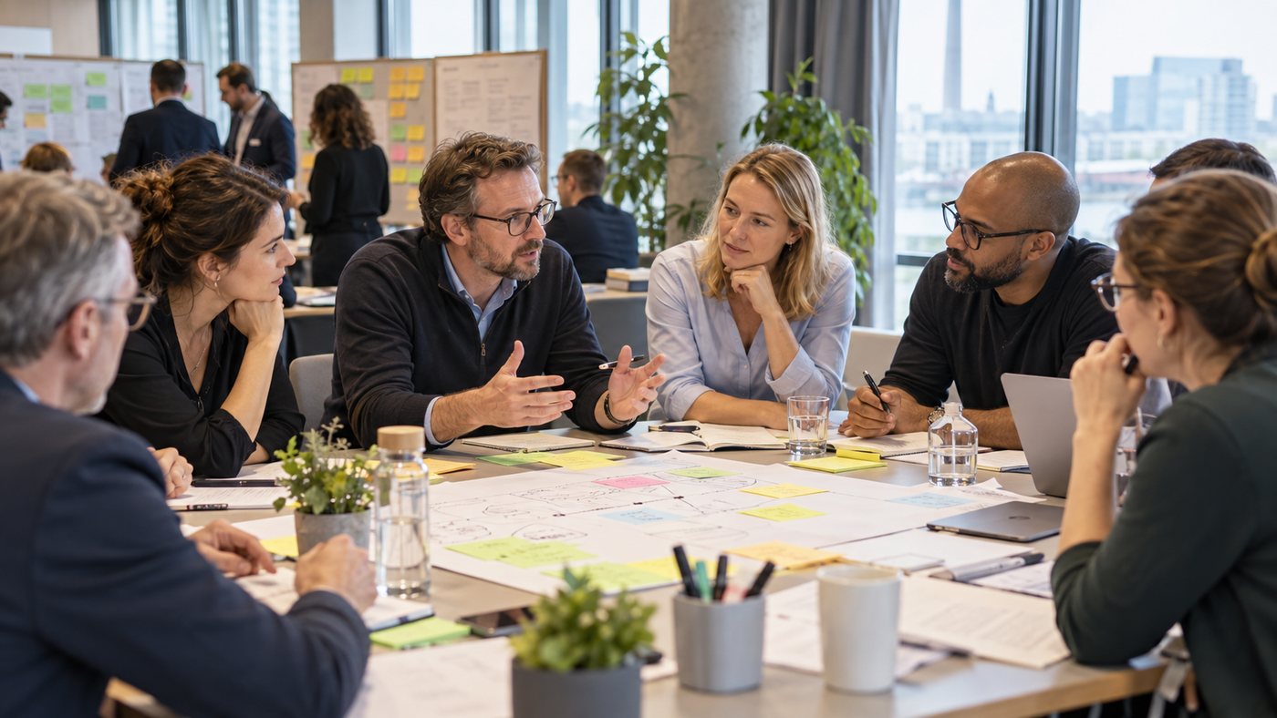 Fachleute tauschen Erfahrungen aus und diskutieren gemeinsam neue Perspektiven.